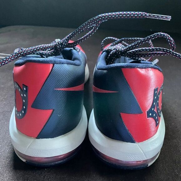 NEW RARE nike KD 6 Independence Day mens 8 red blue white Mens 8 US 41 EUR 'DC" - Picture 5 of 9